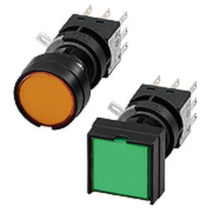 Stoßfester Drucktaster - H6 Series - IDEC USA - gehärtet / IP65 / elektromechanisch