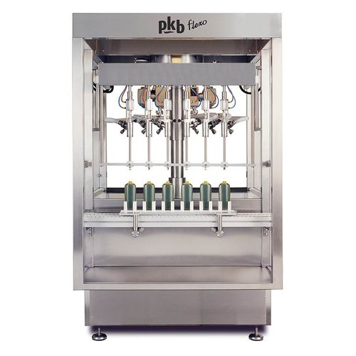 Flaschenfüllmaschine - FLEXO - PKB Cosmetics, toiletry and fragrance filling line - für die Kosmetikindustrie / volumetrisch