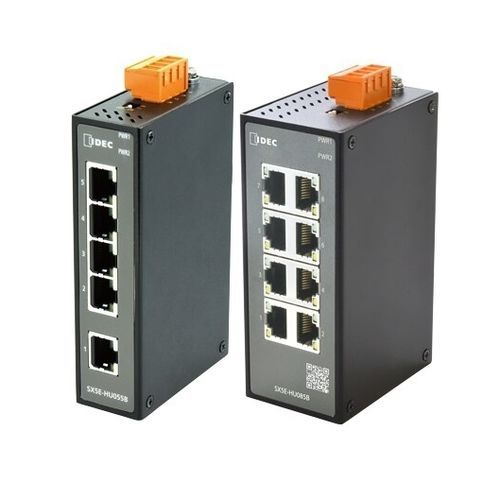Ethernet-Switch / unmanaged - SX5E series - IDEC - 8 Ports / 5 Ports / mit Gehäuse