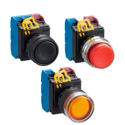 Federdruck-Drucktaster - YW Series - IDEC - Pilz / Notausschalter / IP65