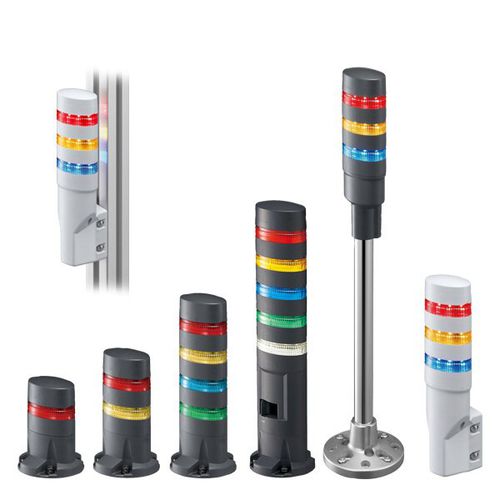 LED-Signalsäule - LD6A Series - IDEC - Blitz / Permanent / 5-Farben