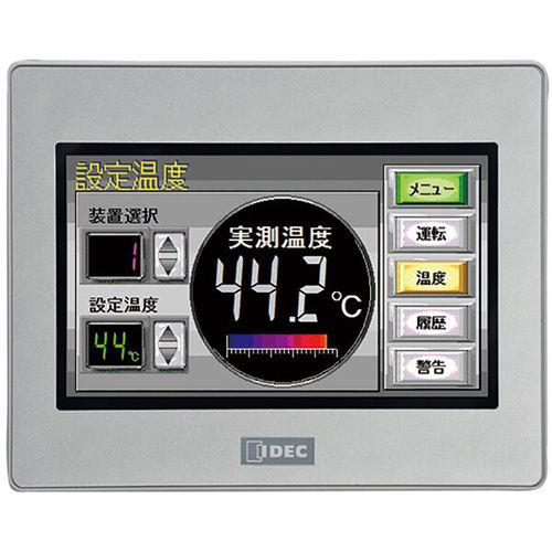HMI mit Touchscreen - HG1G series - IDEC - einbaufähig / 480 x 272 / TFT LCD