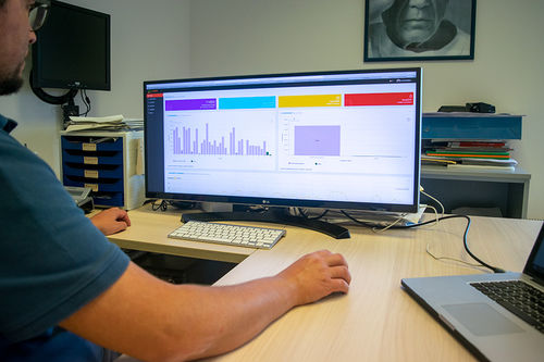 Web-Plattform / Datenverwaltung - Control room - ALTARES SRL - Überwachung