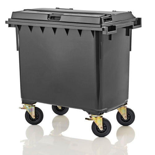 Polyethylen-Müllbehälter - ALTARES SRL - erdverlegt / für Recyclingprodukte / 4 Räder