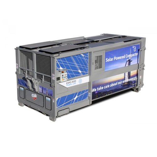 Horizontale Müllpresse - B.T.E. SPA - für Mülltrennung / mobil