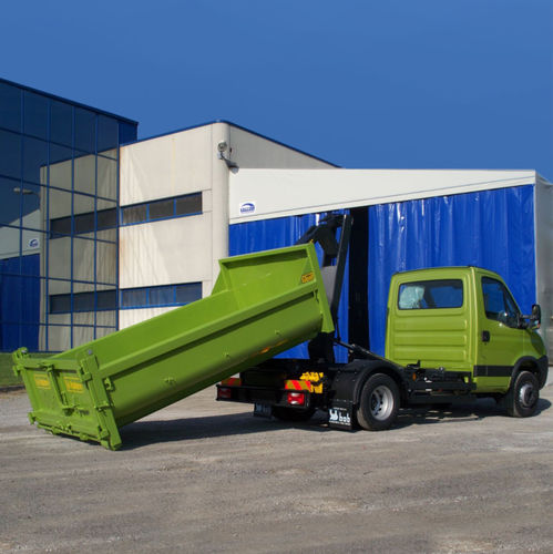 Abrollkipper mit LKW Haken - A4 MS series - BOB SISTEMI IDRAULICI SPA - Gelenkarm