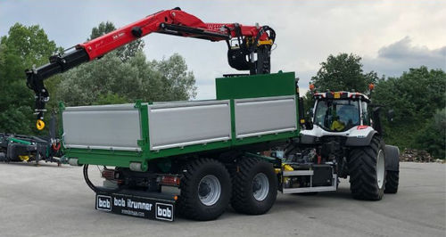 LKW-montierter Kran - W 110 S3 - BOB SISTEMI IDRAULICI SPA - zusammenklappbar / für Hubanwendungen / hydraulisch