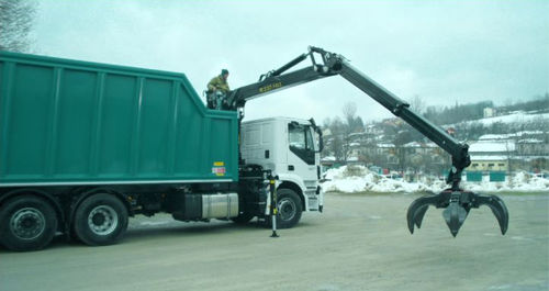 LKW-montierter Kran - R 110 MS1 - BOB SISTEMI IDRAULICI SPA - Teleskop / mit Gelenk / für Hubanwendungen