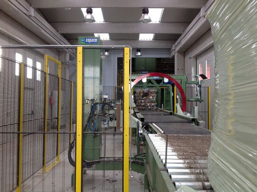 Horizontaler Stretchwickler - CO.PAR.M. SRL - automatisch / Schüttgut / für Transport
