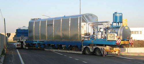 Bitumen-Lager-Becken - COMAP SRL - für Sattelschlepper / Metall / mobil