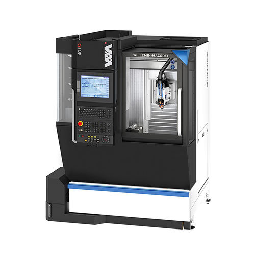 Vertikales CNC-Bearbeitungszentrum - 401S2 - Willemin-Macodel - 3/4-Achs / Säulen / mit mobilem Tisch