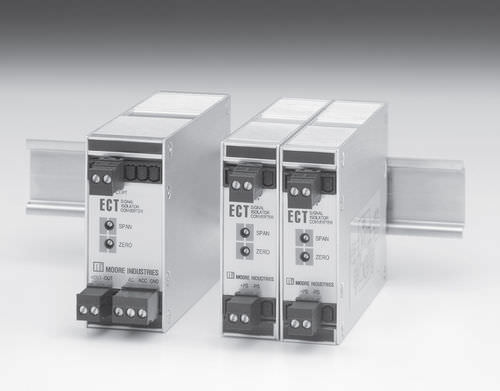 Signalwandler Signalisolator - 10 - 42 VDC, max. 20 mA | ECT-DIN - Moore Industries