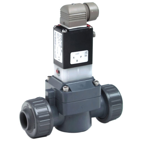 Vorgesteuertes Magnetventil - 165  - GF Piping Systems - 2-Wege / Wasser / Gewinde
