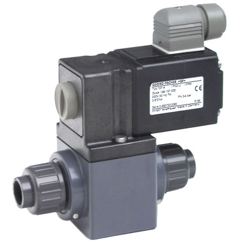 Direktgesteuertes Magnetventil - 160 - GF Piping Systems - 2-Wege / Wasser / Gewinde