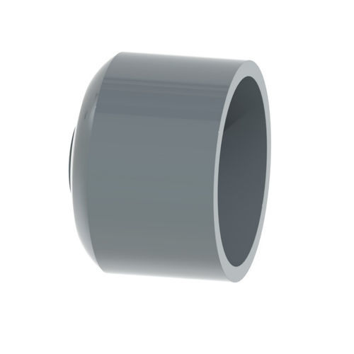 Press-Fit-Endkappe - 72196 series - GF Piping Systems - Gewinde / rund / Sechskant