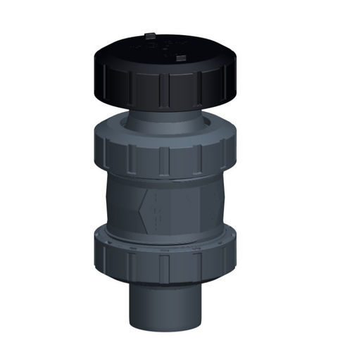 Ventil mit schwimmend gelagerter Kugel - 591 - GF Piping Systems - manuell / Ablass / platzsparend