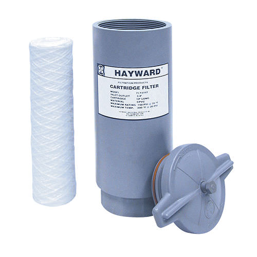 Filterpatrone für Lösungsmittel - FLT series - Hayward Industries, Inc. - für Feinfilterung / PVC / für Filter