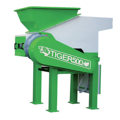 Einwellenschredder - TIGER 500 - MONTALBANO SRL - für Holz / für Kabel / Papier