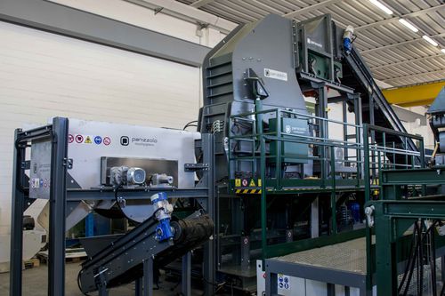 Mühle für Metall - FLEX 800 - PANIZZOLO GROUP - für Abfallprodukte / Hammer / horizontal