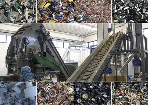 Mühle für Kupfer - FLEX 400 INDUSTRY - PANIZZOLO GROUP - für Abfallprodukte / Hammer / horizontal
