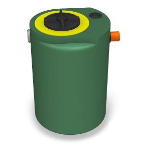 Becken mit Filter - CROMAFIL/AN series - PLASTIC PROGET EUROPEAN SRL - für Abwasser / Kunststoff / zylinderförmig