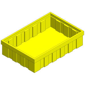 Auffangwanne für Fässer - SECURETANK P EURO - PLASTIC PROGET EUROPEAN SRL - Polyethylen / für Palette