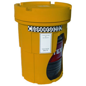 Behälter für Fässer - SUPERFUSTO CV - PLASTIC PROGET EUROPEAN SRL - Polyethylen / Transport / stapelbar