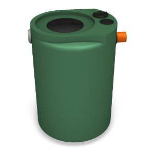 Becken für die Abwasserbehandlung - CROMASEPTIC series - PLASTIC PROGET EUROPEAN SRL - Polyethylen niedriger Dichte (LDPE) / zylinderförmig / vertikal