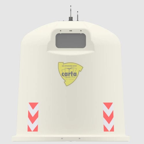 Kunststoff-Abfallbehälter - ECOBELL 2500 - ROPLAST SRL - für vertikale Beladung / für Papier