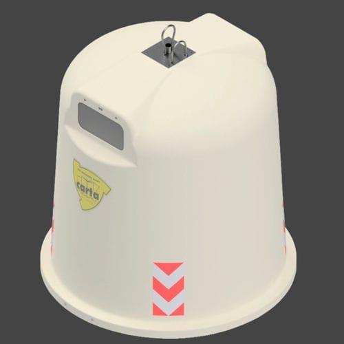 Kunststoff-Abfallbehälter - ECOBELL 3300 - ROPLAST SRL - für vertikale Beladung / für Papier