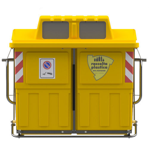 Kunststoff-Abfallbehälter - ECOMAX 2400 - ROPLAST SRL - für vertikale Beladung / System