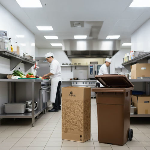 Biologisch abbaubarer Sack - Sumus® - SUMUS ITALIA SRL - Kastenboden / Papier