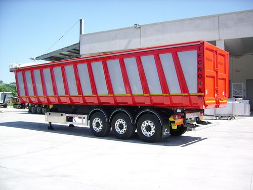 Kipper-Sattelauflieger - Talento - TECNOKAR TRAILERS SRL - für Stahlschrott / 3-Achsen / angehängt