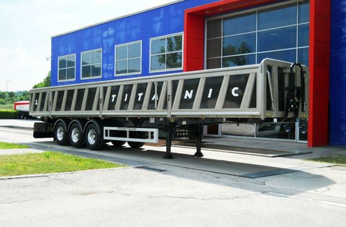 Kipper-Sattelauflieger - TITANIC - TECNOKAR TRAILERS SRL - für Stahlschrott / 3-Achsen / angehängt