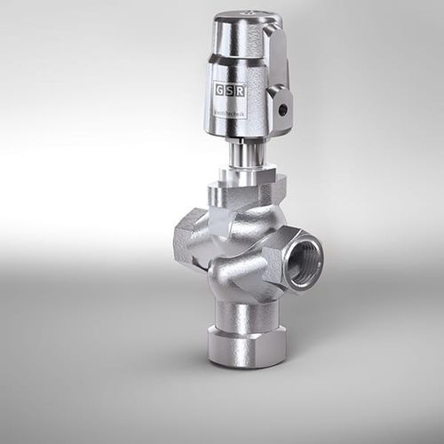 Sitzventil - 78 - GSR Ventiltechnik GmbH & Co. KG - pneumatisch gesteuert / für Gas / Gewinde