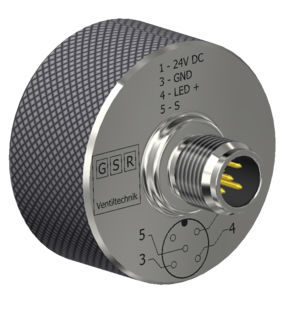 Linearer Positionssensor - GSR Ventiltechnik GmbH & Co. KG - berührungslos / Magnet / induktiv
