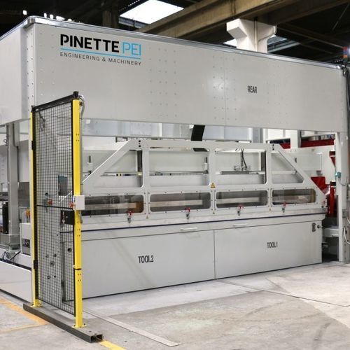 Kunststofffolien-Thermoformmaschine - HDF - PINETTE EMIDECAU INDUSTRIES - für Verbundwerkstoffteile / automatisch / Vakuum