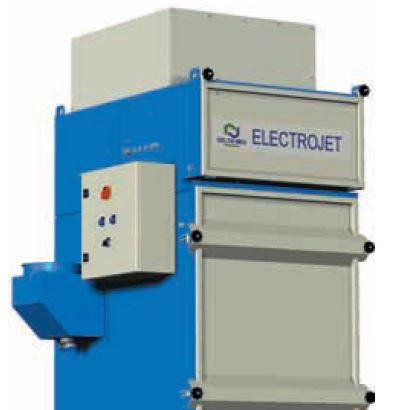Zentrale Rauchabzugs- und Filteranlage / Patronen - Electrojet® - NEU-JKF - Reinigung mit gepulstem Wasserstrahl