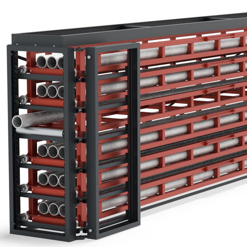 Warenlager-Regal - KSR - Karl H. Bartels GmbH - mit Schubladen / für sperrige Produkte / Dach