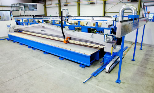 Flachschleifmaschine - LBS - Kuhlmeyer Maschinenbau GmbH Band-Schleifmaschinen Belt Grinding Machines - für große Werkstücke / für Teile / PLC-gesteuert