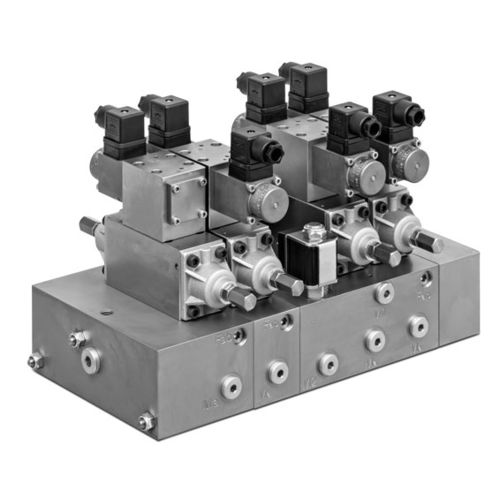 Proportionales Hydraulik-Wegeventil - MEV  - Fluitronics GmbH - Schieber / mit elektrischer Bedienung / 4/2-Wege