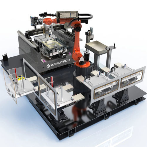 Laserschweißen Roboterzelle - ERLASER® WELD LineScan - ERLAS Erlanger Lasertechnik GmbH - Zulauf / sensitive