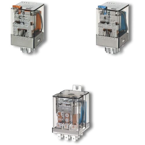 Elektromechanisches Relais / 110 V DC - 60 series - FINDER S.p.A. con unico socio - 24 VDC / 12 VDC / 48 VDC
