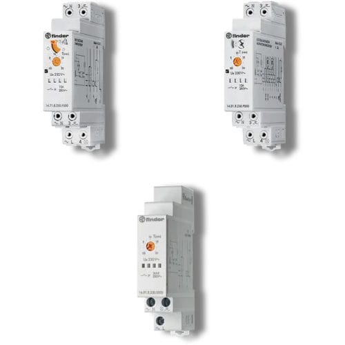 Zeitrelais für Treppenumgebungen - 14 series - FINDER S.p.A. con unico socio - elektronisch / Multifunktion