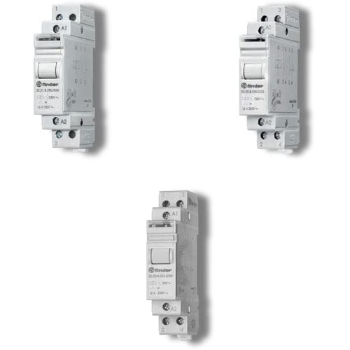 Modularer Fernschalter - 20 series - FINDER S.p.A. con unico socio - elektromechanisch / DIN-Schiene