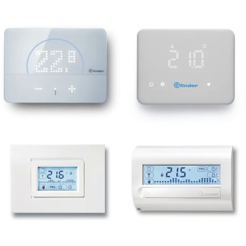 Elektronischer Thermostat - 1C series - FINDER S.p.A. con unico socio - programmierbar / SPDT / wandmontiert