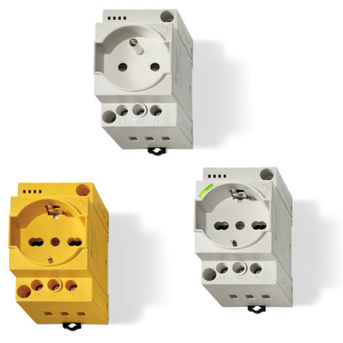 DIN-Schiene-Steckdose - 7U SERIES - FINDER S.p.A. con unico socio - Schuko