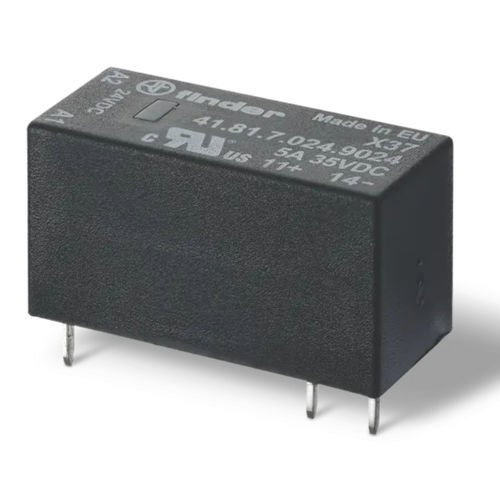 Elektromechanisches Relais / 24 VDC - 4181 series - FINDER S.p.A. con unico socio - 240 V AC / Niederprofil / für DIN-Schiene