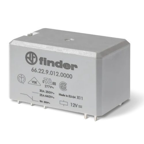 Elektromechanisches Relais / DC - 6622 series - FINDER S.p.A. con unico socio - AC / 2NO / für Leiterplatten