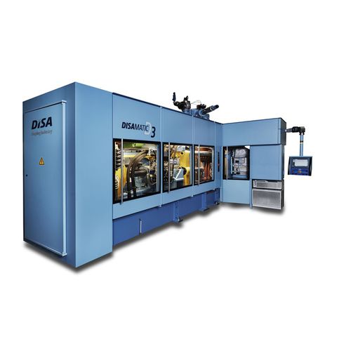 Sandformmaschine - DISAMATIC D3 - DISA - mit vertikaler Formteilfläche